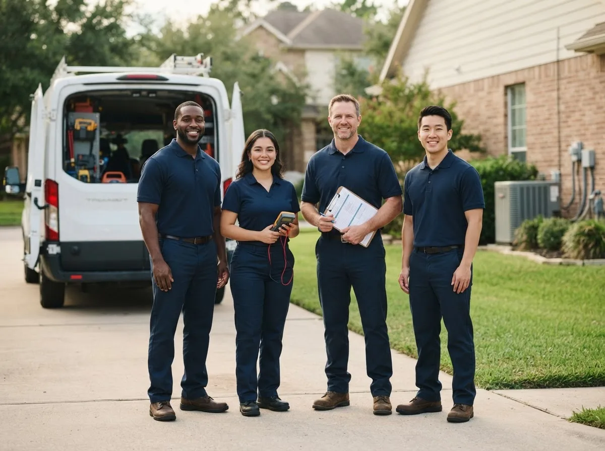 Certified HVAC technician near La Porte, TX